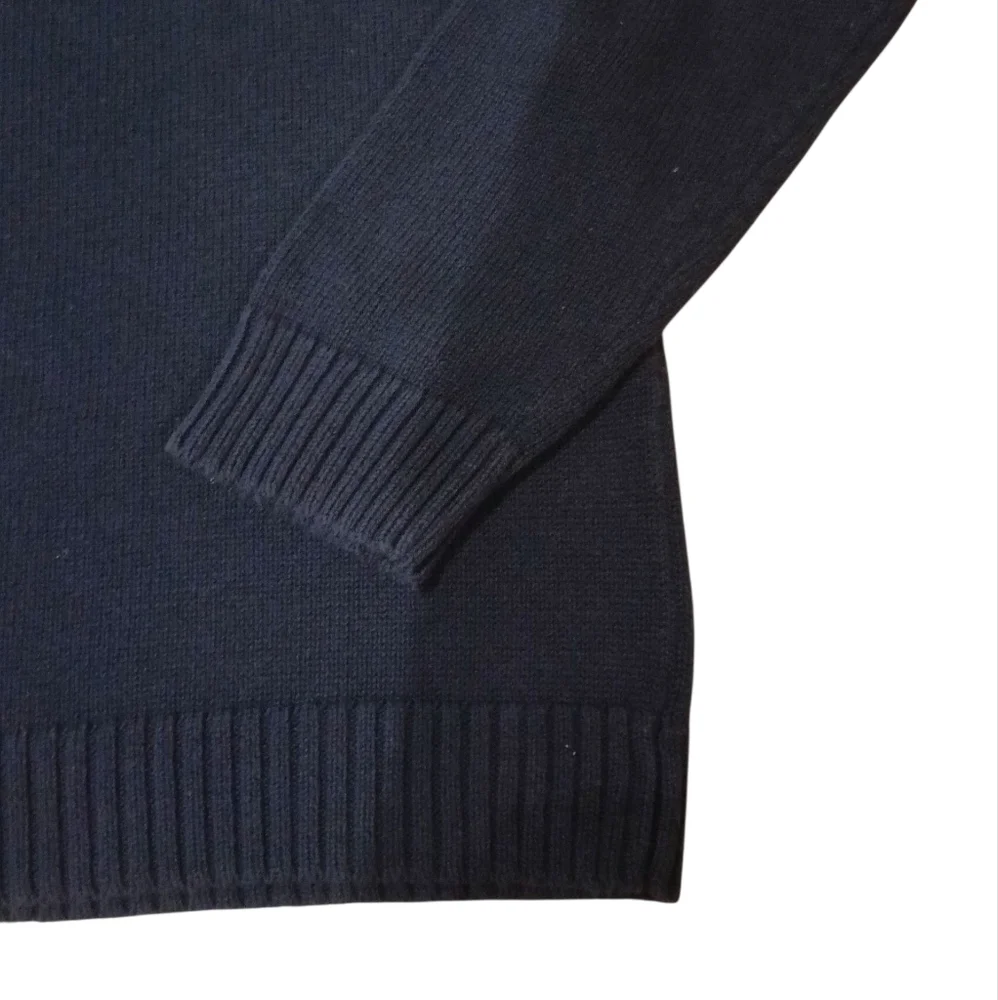 Blueink Men's Cotton Blue Argyle Crewneck Sweater - Picture 4 of 5